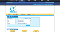 Desktop Screenshot of mayottejob.com