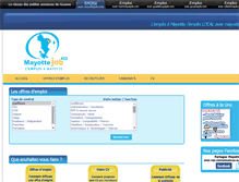 Tablet Screenshot of mayottejob.com